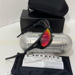 Oakley LATERALIS Matte Black Frame PRIZM Ruby Lens Sunglasses 009431🔥